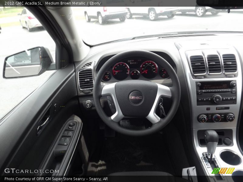 Medium Brown Metallic / Ebony 2012 GMC Acadia SL