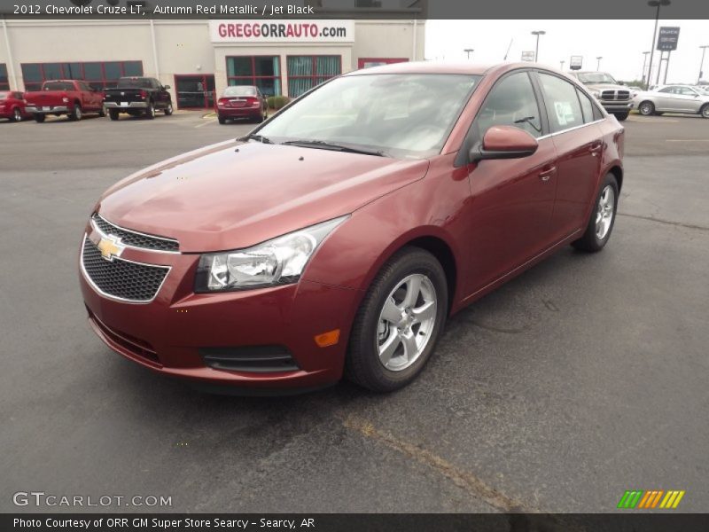 Autumn Red Metallic / Jet Black 2012 Chevrolet Cruze LT