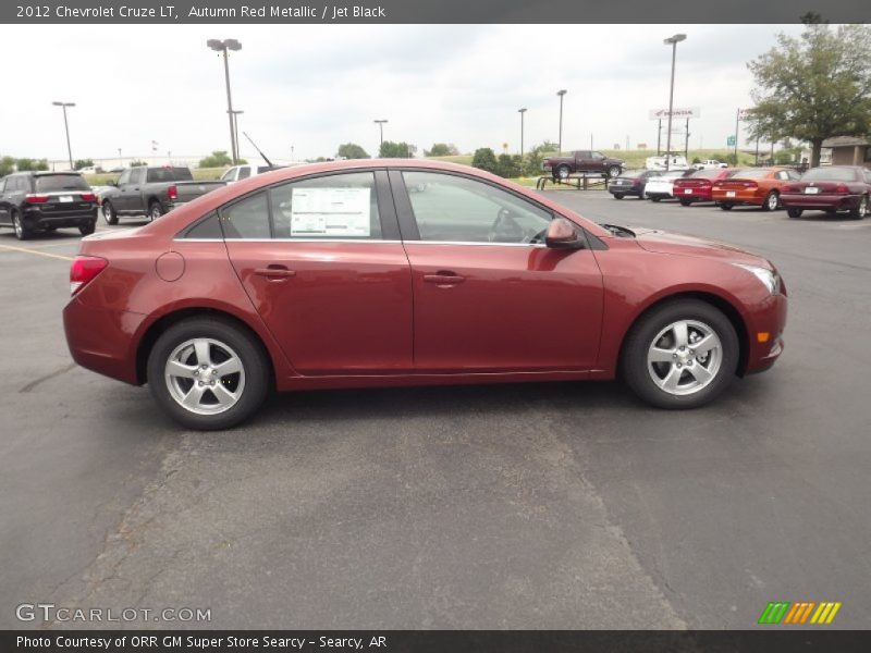 Autumn Red Metallic / Jet Black 2012 Chevrolet Cruze LT