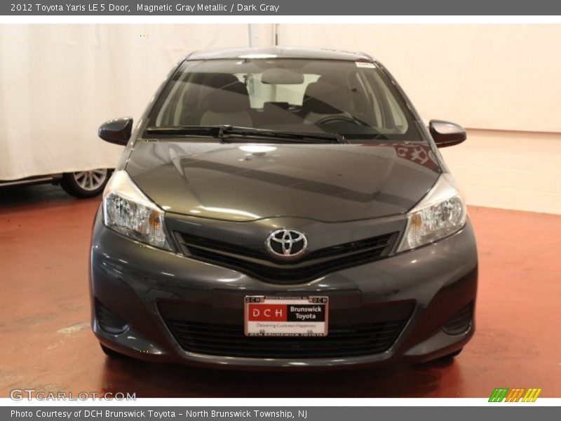 Magnetic Gray Metallic / Dark Gray 2012 Toyota Yaris LE 5 Door