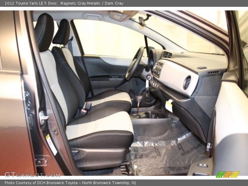  2012 Yaris LE 5 Door Dark Gray Interior