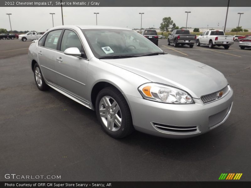 Silver Ice Metallic / Gray 2012 Chevrolet Impala LT