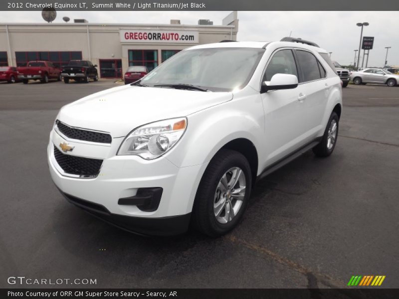 Summit White / Light Titanium/Jet Black 2012 Chevrolet Equinox LT