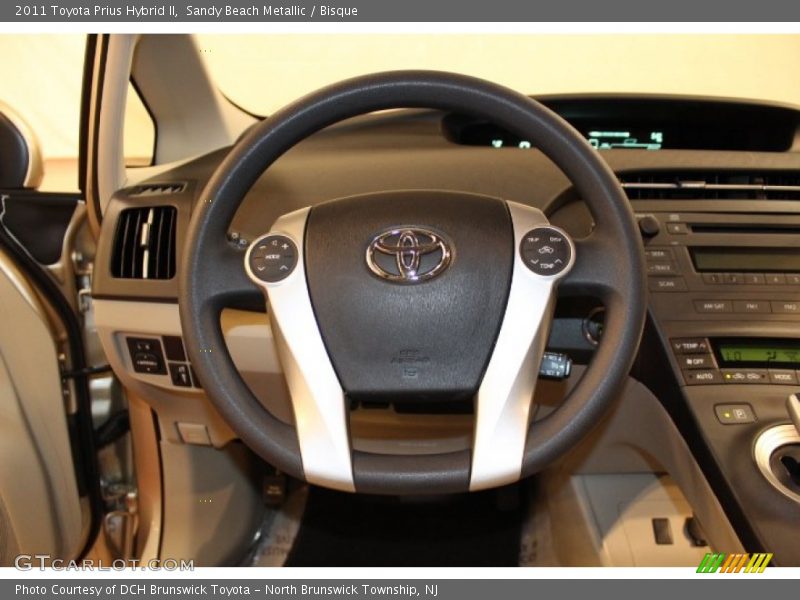 Sandy Beach Metallic / Bisque 2011 Toyota Prius Hybrid II