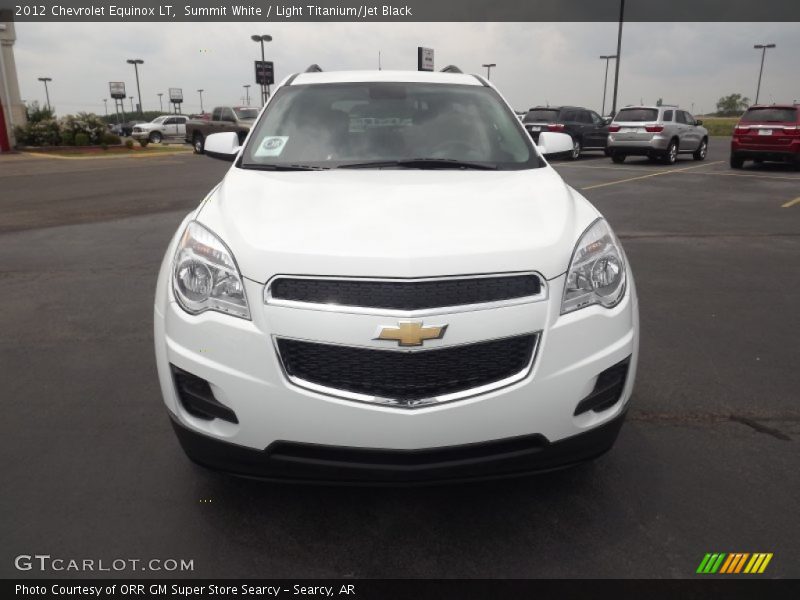 Summit White / Light Titanium/Jet Black 2012 Chevrolet Equinox LT