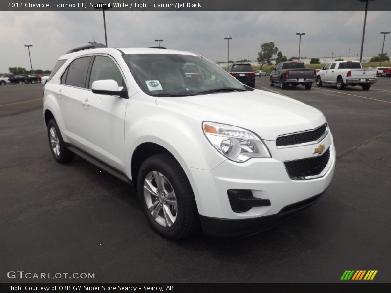 Summit White / Light Titanium/Jet Black 2012 Chevrolet Equinox LT