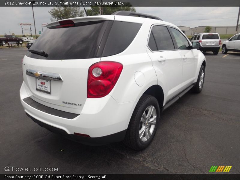 Summit White / Light Titanium/Jet Black 2012 Chevrolet Equinox LT