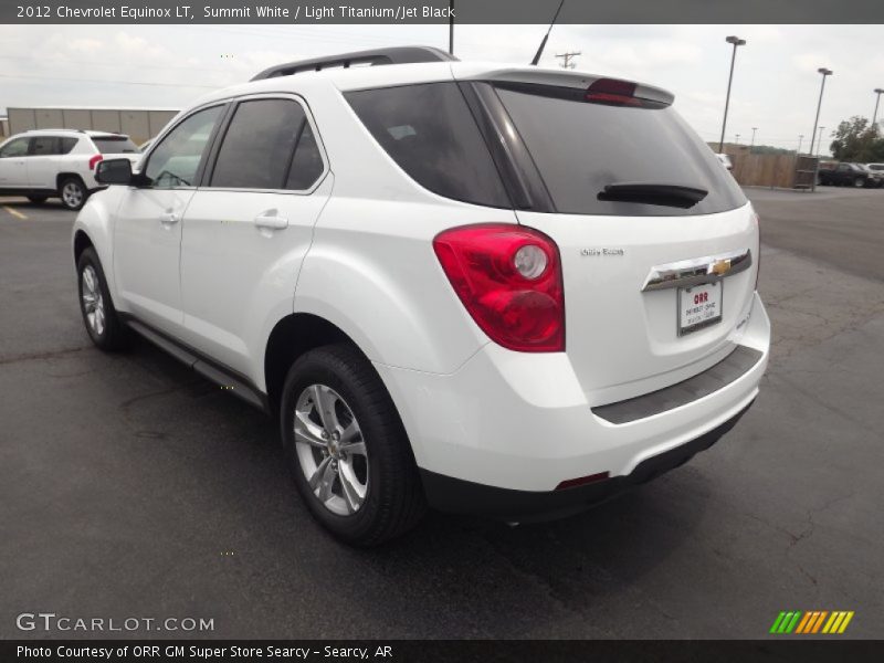 Summit White / Light Titanium/Jet Black 2012 Chevrolet Equinox LT