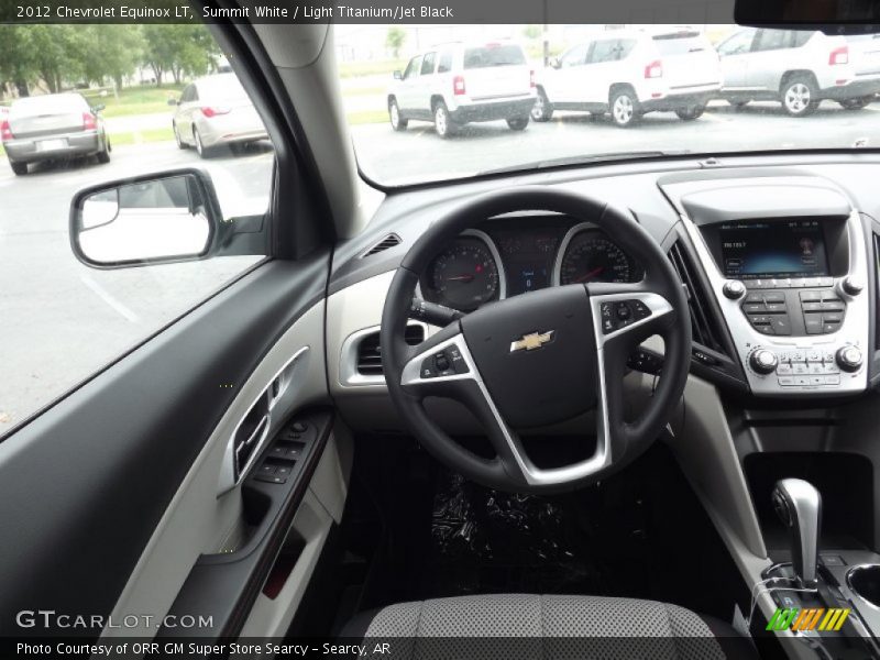 Summit White / Light Titanium/Jet Black 2012 Chevrolet Equinox LT
