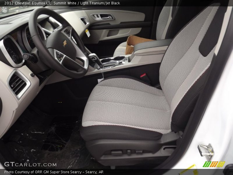 Summit White / Light Titanium/Jet Black 2012 Chevrolet Equinox LT