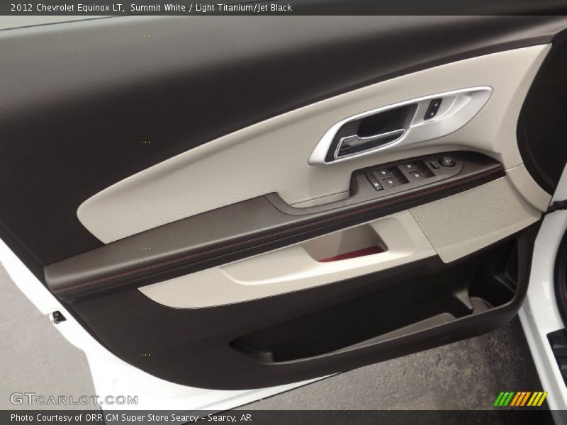 Summit White / Light Titanium/Jet Black 2012 Chevrolet Equinox LT