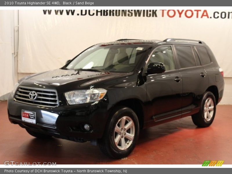 Black / Sand Beige 2010 Toyota Highlander SE 4WD