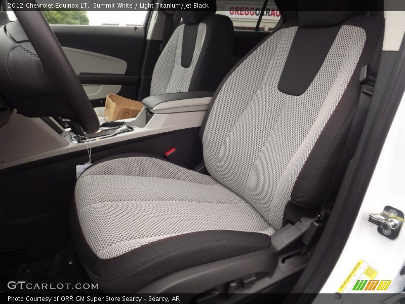 Summit White / Light Titanium/Jet Black 2012 Chevrolet Equinox LT