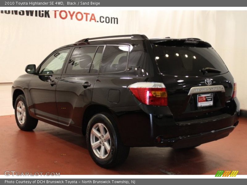 Black / Sand Beige 2010 Toyota Highlander SE 4WD