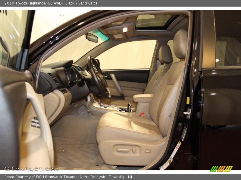 Black / Sand Beige 2010 Toyota Highlander SE 4WD