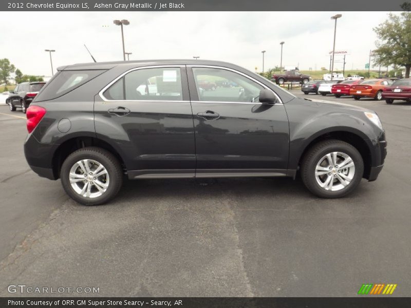 Ashen Gray Metallic / Jet Black 2012 Chevrolet Equinox LS