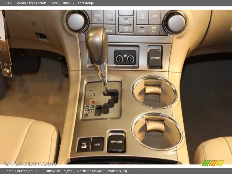 Black / Sand Beige 2010 Toyota Highlander SE 4WD