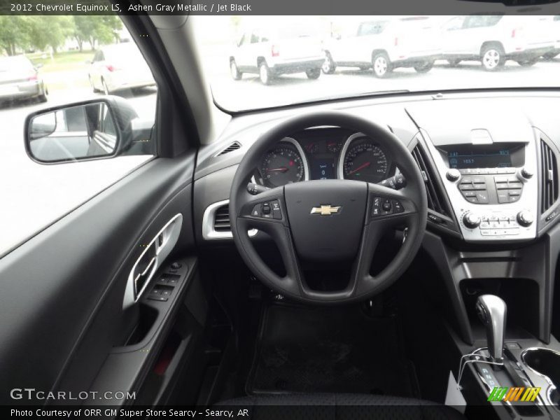 Ashen Gray Metallic / Jet Black 2012 Chevrolet Equinox LS
