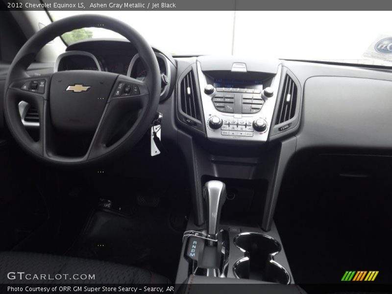 Ashen Gray Metallic / Jet Black 2012 Chevrolet Equinox LS