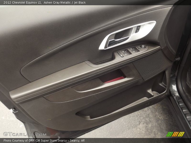 Ashen Gray Metallic / Jet Black 2012 Chevrolet Equinox LS