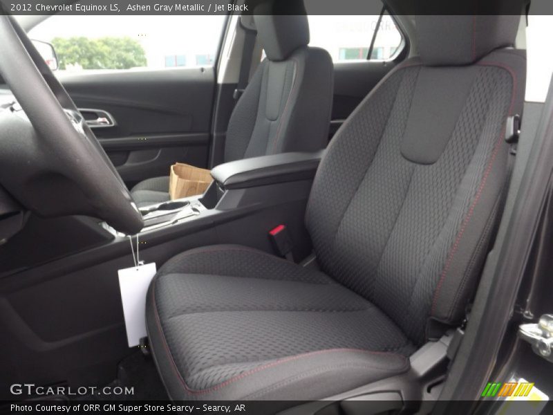 Ashen Gray Metallic / Jet Black 2012 Chevrolet Equinox LS