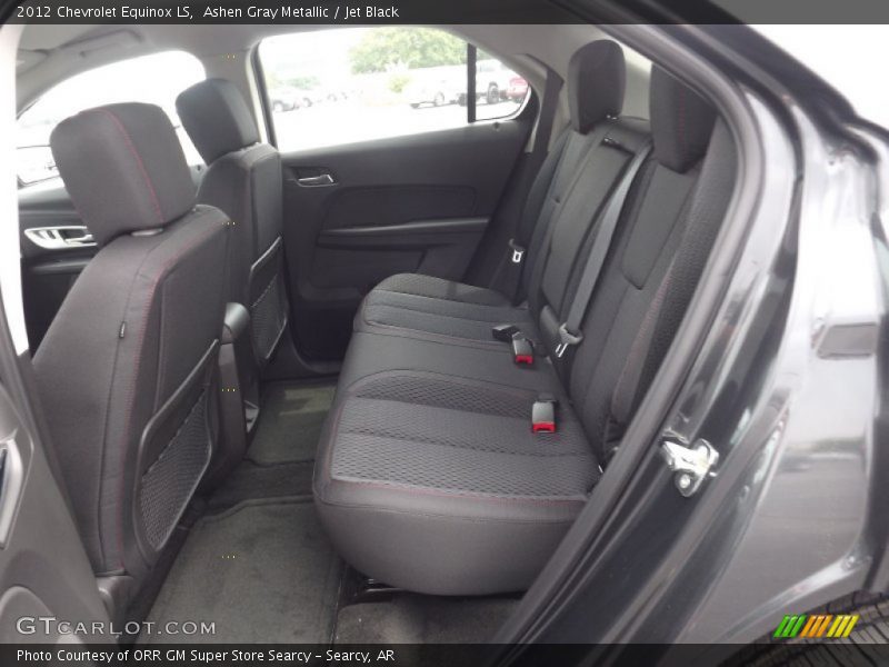 Ashen Gray Metallic / Jet Black 2012 Chevrolet Equinox LS