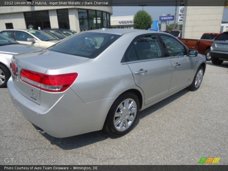 Ingot Silver Metallic / Dark Charcoal 2012 Lincoln MKZ Hybrid