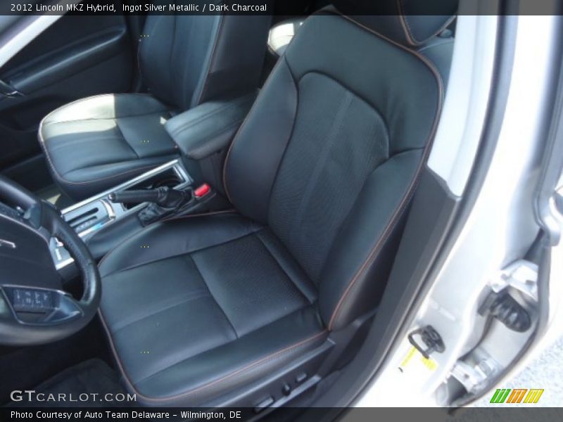 Ingot Silver Metallic / Dark Charcoal 2012 Lincoln MKZ Hybrid
