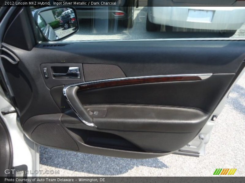 Ingot Silver Metallic / Dark Charcoal 2012 Lincoln MKZ Hybrid