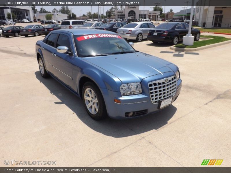 Marine Blue Pearlcoat / Dark Khaki/Light Graystone 2007 Chrysler 300 Touring