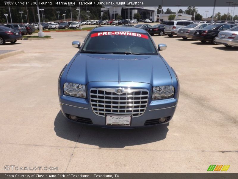 Marine Blue Pearlcoat / Dark Khaki/Light Graystone 2007 Chrysler 300 Touring