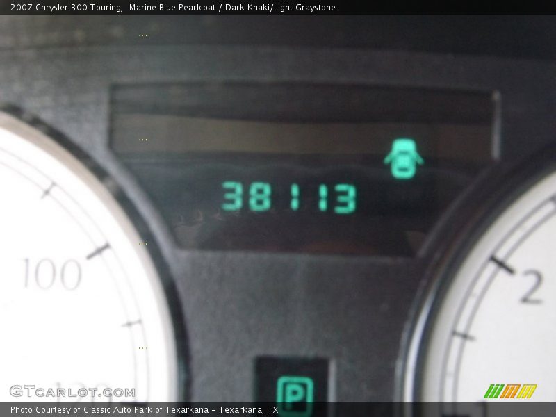 Marine Blue Pearlcoat / Dark Khaki/Light Graystone 2007 Chrysler 300 Touring