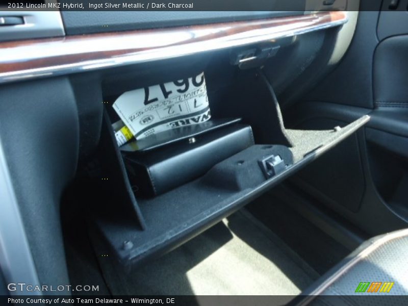 Ingot Silver Metallic / Dark Charcoal 2012 Lincoln MKZ Hybrid