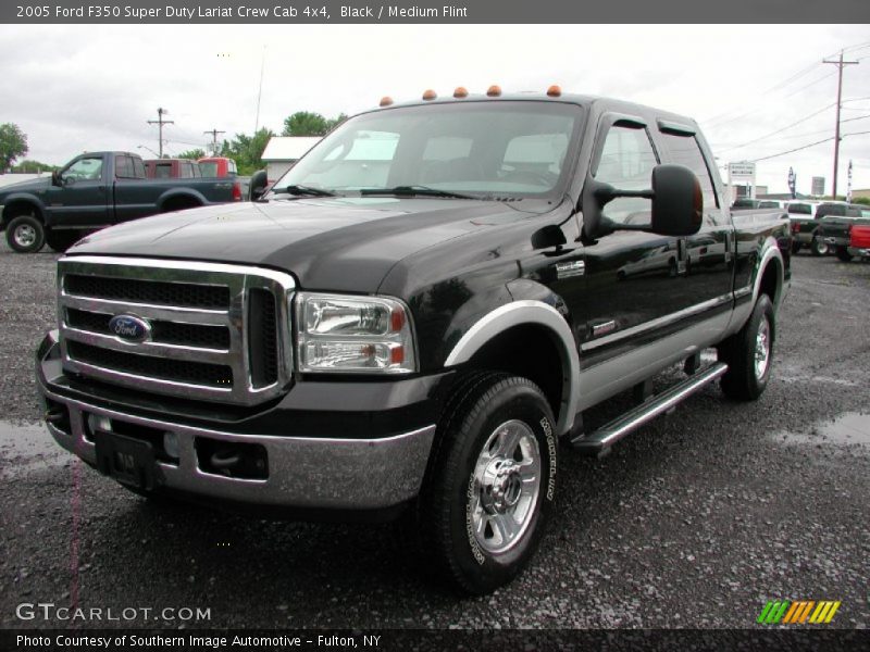 Black / Medium Flint 2005 Ford F350 Super Duty Lariat Crew Cab 4x4