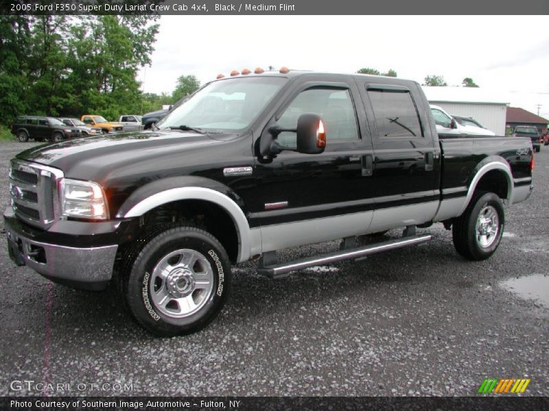 Black / Medium Flint 2005 Ford F350 Super Duty Lariat Crew Cab 4x4