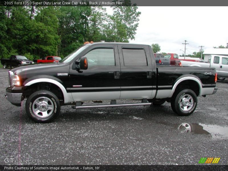 Black / Medium Flint 2005 Ford F350 Super Duty Lariat Crew Cab 4x4