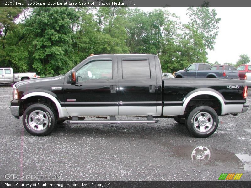 Black / Medium Flint 2005 Ford F350 Super Duty Lariat Crew Cab 4x4