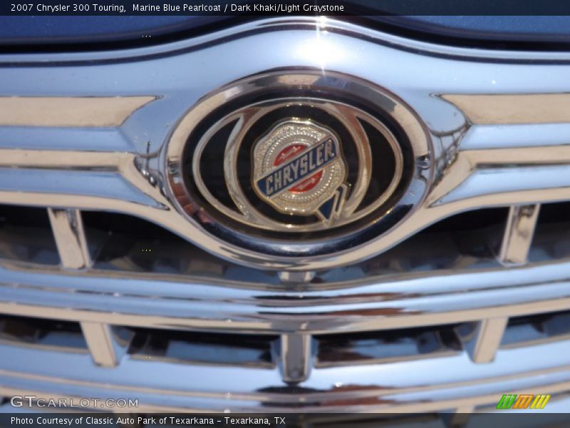Marine Blue Pearlcoat / Dark Khaki/Light Graystone 2007 Chrysler 300 Touring