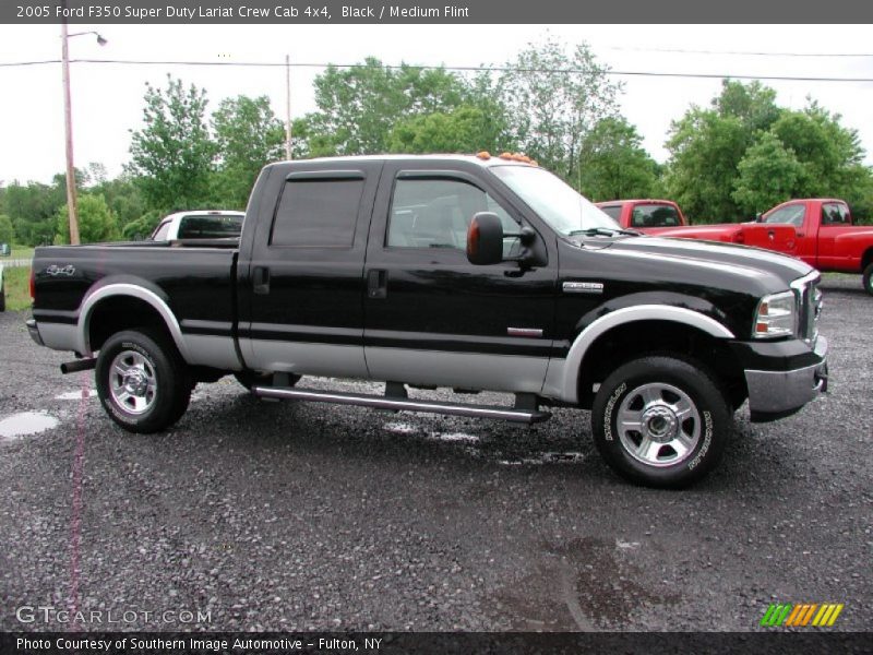Black / Medium Flint 2005 Ford F350 Super Duty Lariat Crew Cab 4x4