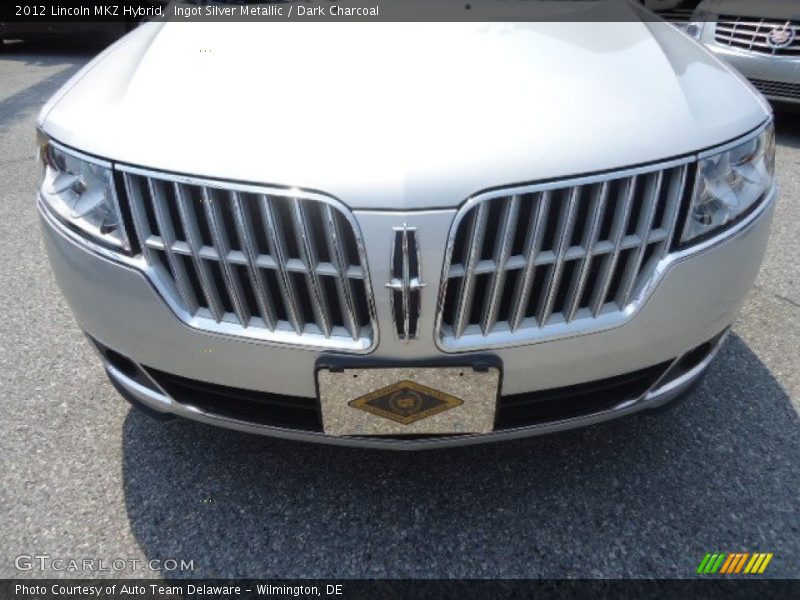 Ingot Silver Metallic / Dark Charcoal 2012 Lincoln MKZ Hybrid