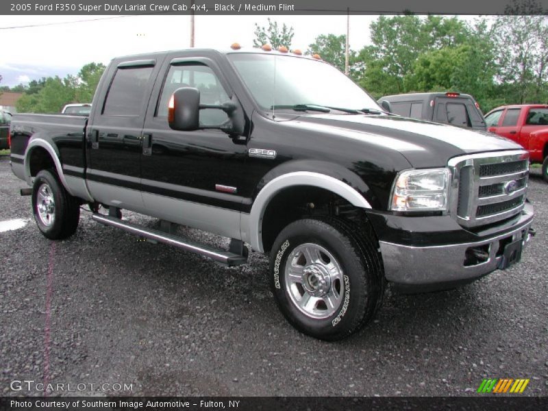 Black / Medium Flint 2005 Ford F350 Super Duty Lariat Crew Cab 4x4