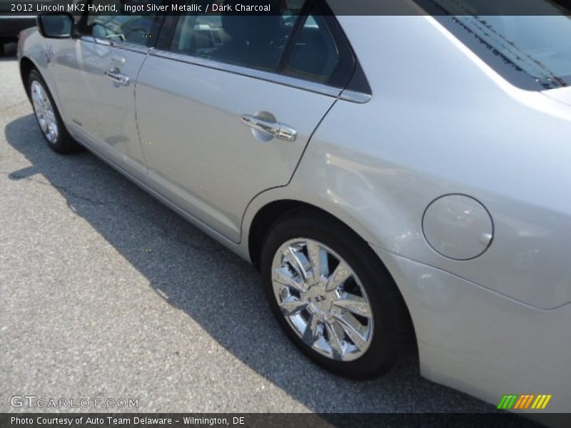 Ingot Silver Metallic / Dark Charcoal 2012 Lincoln MKZ Hybrid