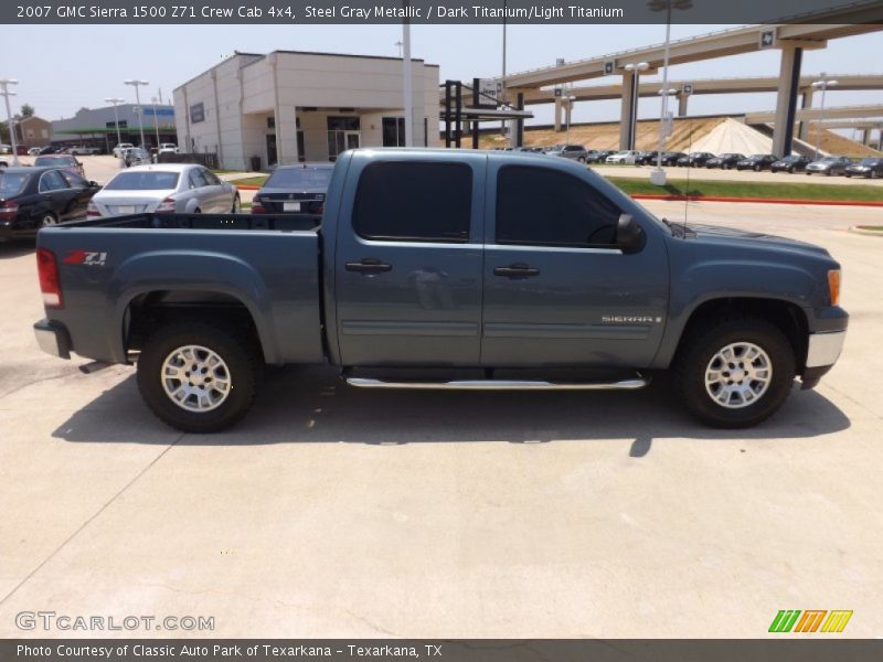 Steel Gray Metallic / Dark Titanium/Light Titanium 2007 GMC Sierra 1500 Z71 Crew Cab 4x4
