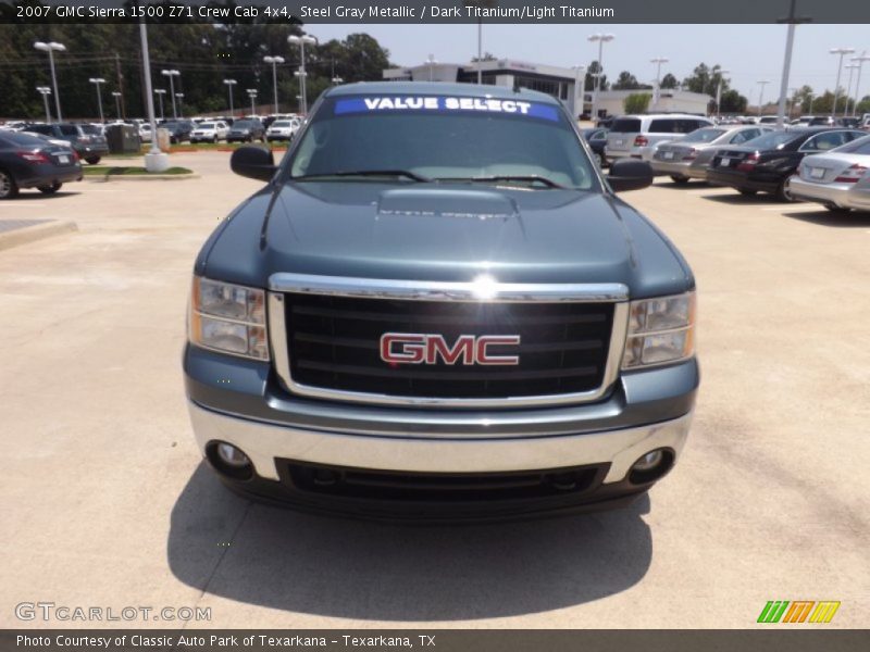 Steel Gray Metallic / Dark Titanium/Light Titanium 2007 GMC Sierra 1500 Z71 Crew Cab 4x4