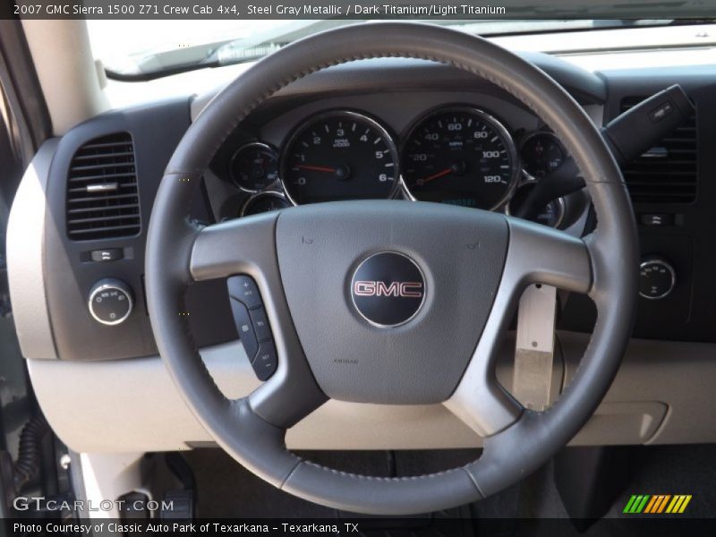 Steel Gray Metallic / Dark Titanium/Light Titanium 2007 GMC Sierra 1500 Z71 Crew Cab 4x4