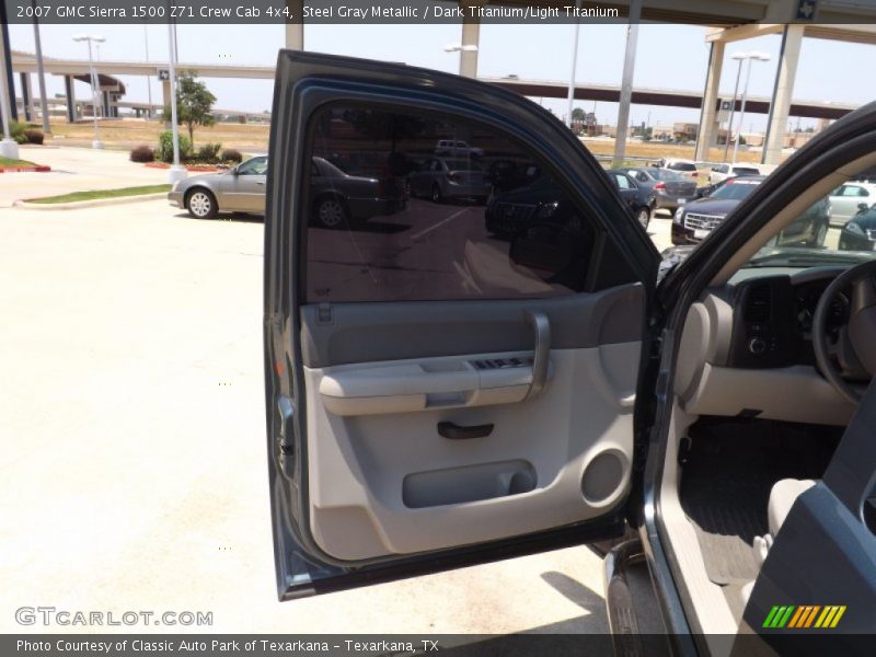 Steel Gray Metallic / Dark Titanium/Light Titanium 2007 GMC Sierra 1500 Z71 Crew Cab 4x4