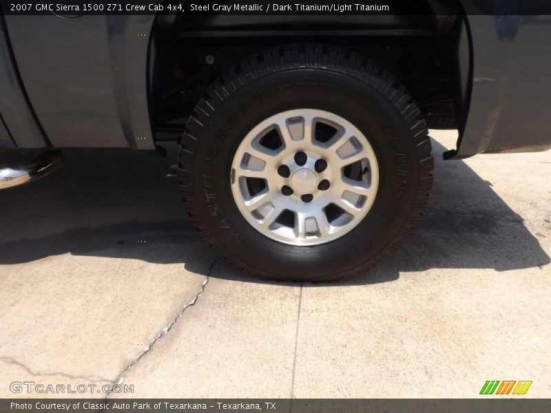 Steel Gray Metallic / Dark Titanium/Light Titanium 2007 GMC Sierra 1500 Z71 Crew Cab 4x4