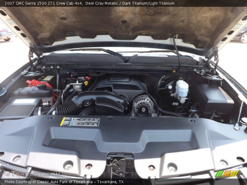 Steel Gray Metallic / Dark Titanium/Light Titanium 2007 GMC Sierra 1500 Z71 Crew Cab 4x4