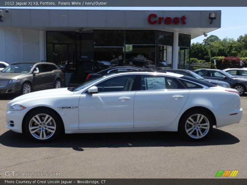 Polaris White / Ivory/Oyster 2012 Jaguar XJ XJL Portfolio