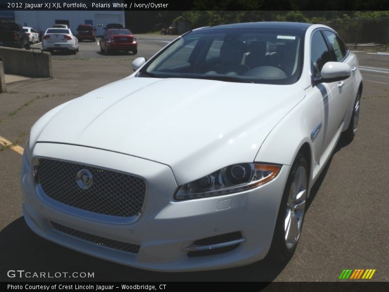 Polaris White / Ivory/Oyster 2012 Jaguar XJ XJL Portfolio